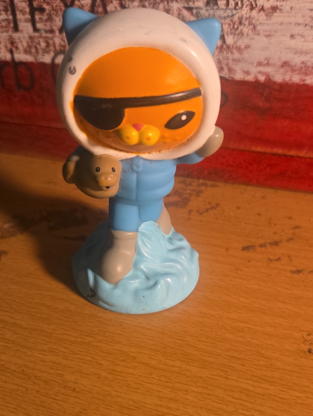 Blue Kitty-Suit Pirate Figure Kids Action Toy